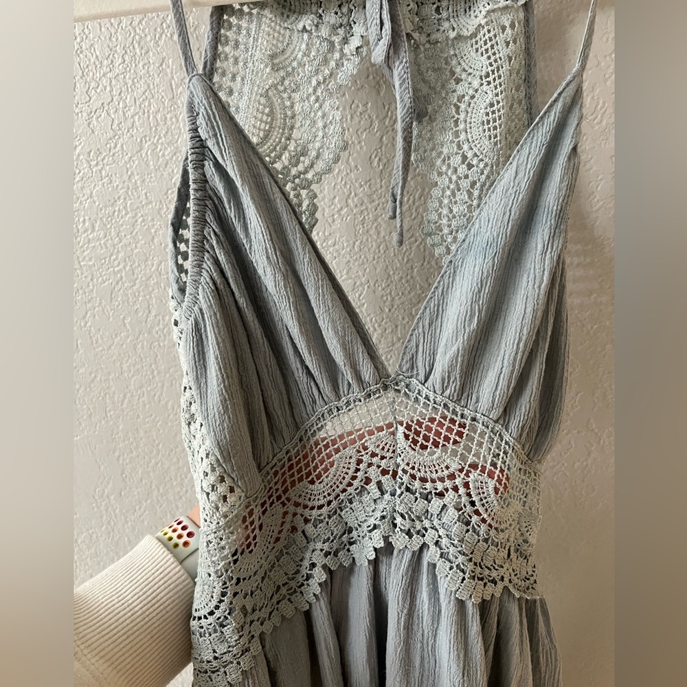 Boutique crocheted sun dress size small - Picture 5 of 8